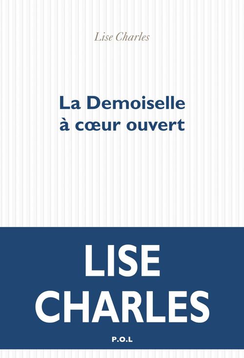 Couverture ebook de La Demoiselle à coeur ouvert, de Lise Charles