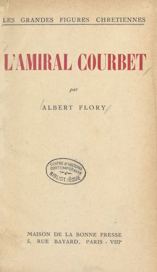 ebook cover of L'Amiral Courbet, by Albert Flory