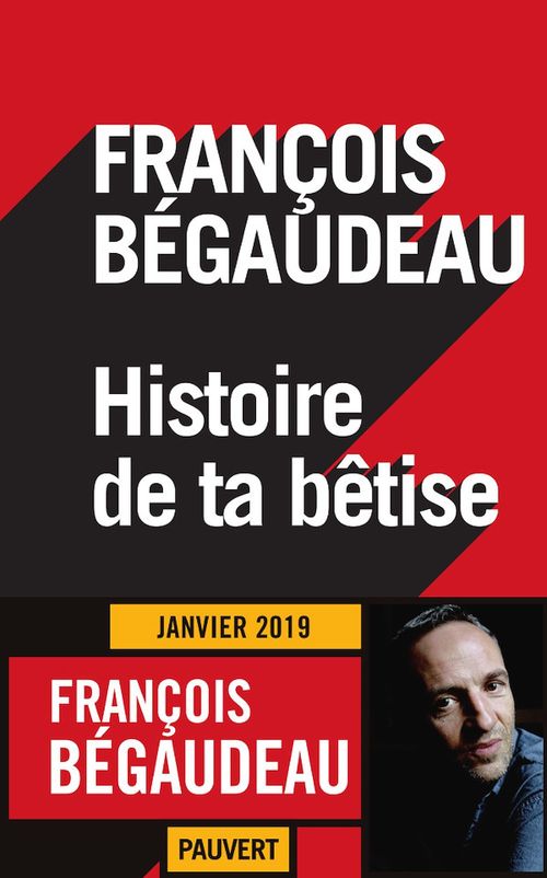 Couverture ebook de Histoire de ta bêtise, de François Bégaudeau