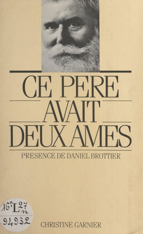 ebook cover of Ce père avait deux âmes, by Christine Garnier