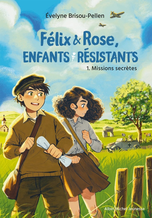 Couverture ebook de Félix & Rose, enfants résistants - tome 1 - Missions secrètes, de Evelyne Brisou-Pellen