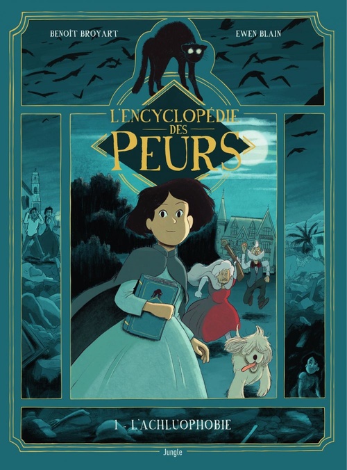 Couverture ebook de L´encyclopédie des peurs - Tome 1 - L´achluophobie, de Benoît Broyart, Ewen Blain