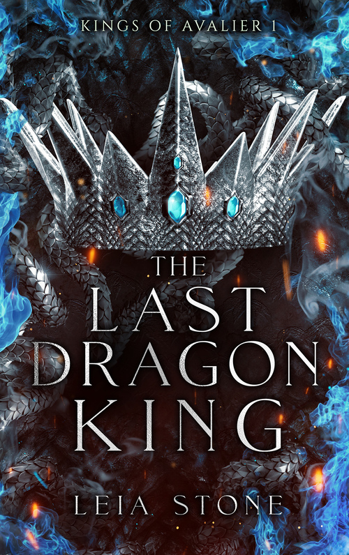 Couverture ebook de Kings of Avalier - Tome 1 : The Last Dragon King (édition française), de Leia Stone