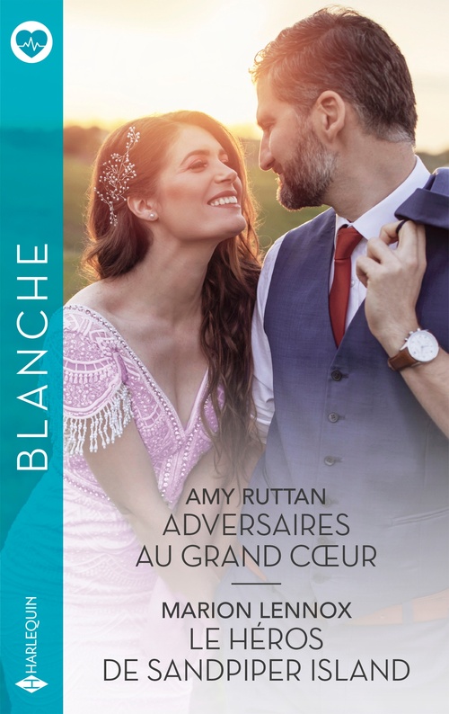 ebook cover of Adversaires au grand coeur - Le héros de Sandpiper Island, by Amy Ruttan, Marion Lennox