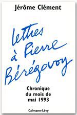 ebook cover of Lettres à Pierre Bérégovoy, by Clement-J