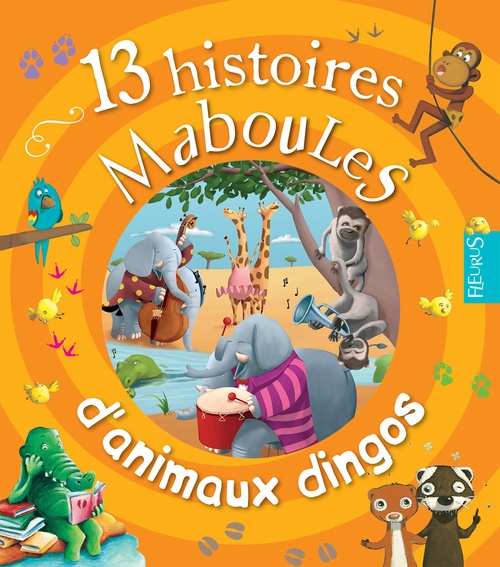 ebook cover of 13 histoires maboules d'animaux dingos, by Renaud Villeminot