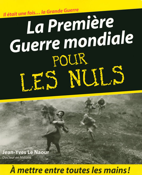 Couverture ebook de La première guerre mondiale pour les nuls, de Jean-Yves Le Naour