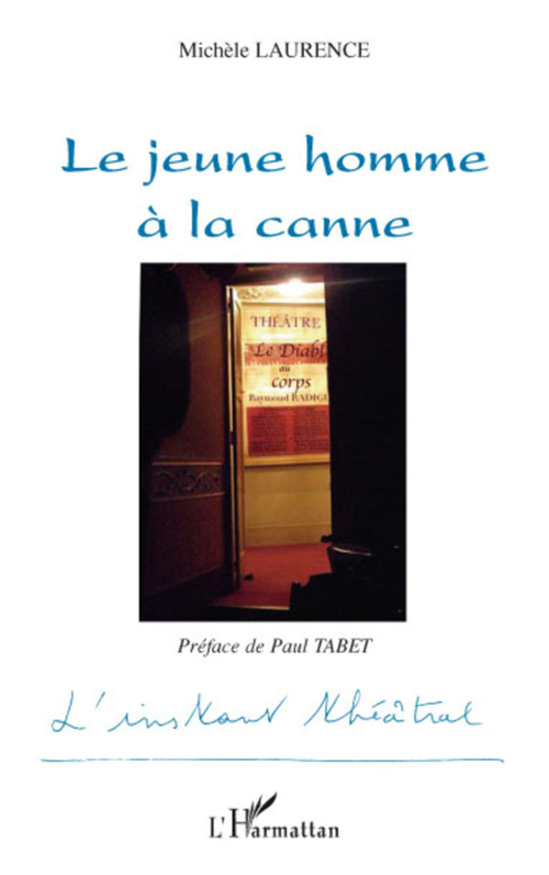 Couverture ebook de Le jeune homme à la canne, de Michèle Laurence