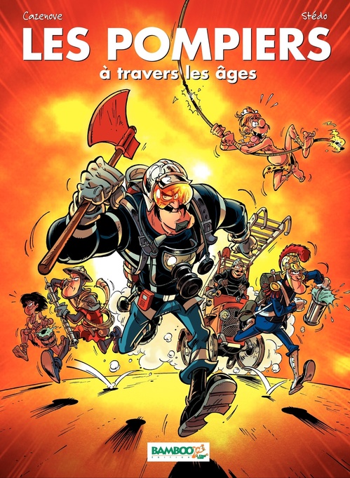 ebook cover of Les Pompiers - À travers les âges, by Christophe Cazenove, Stédo