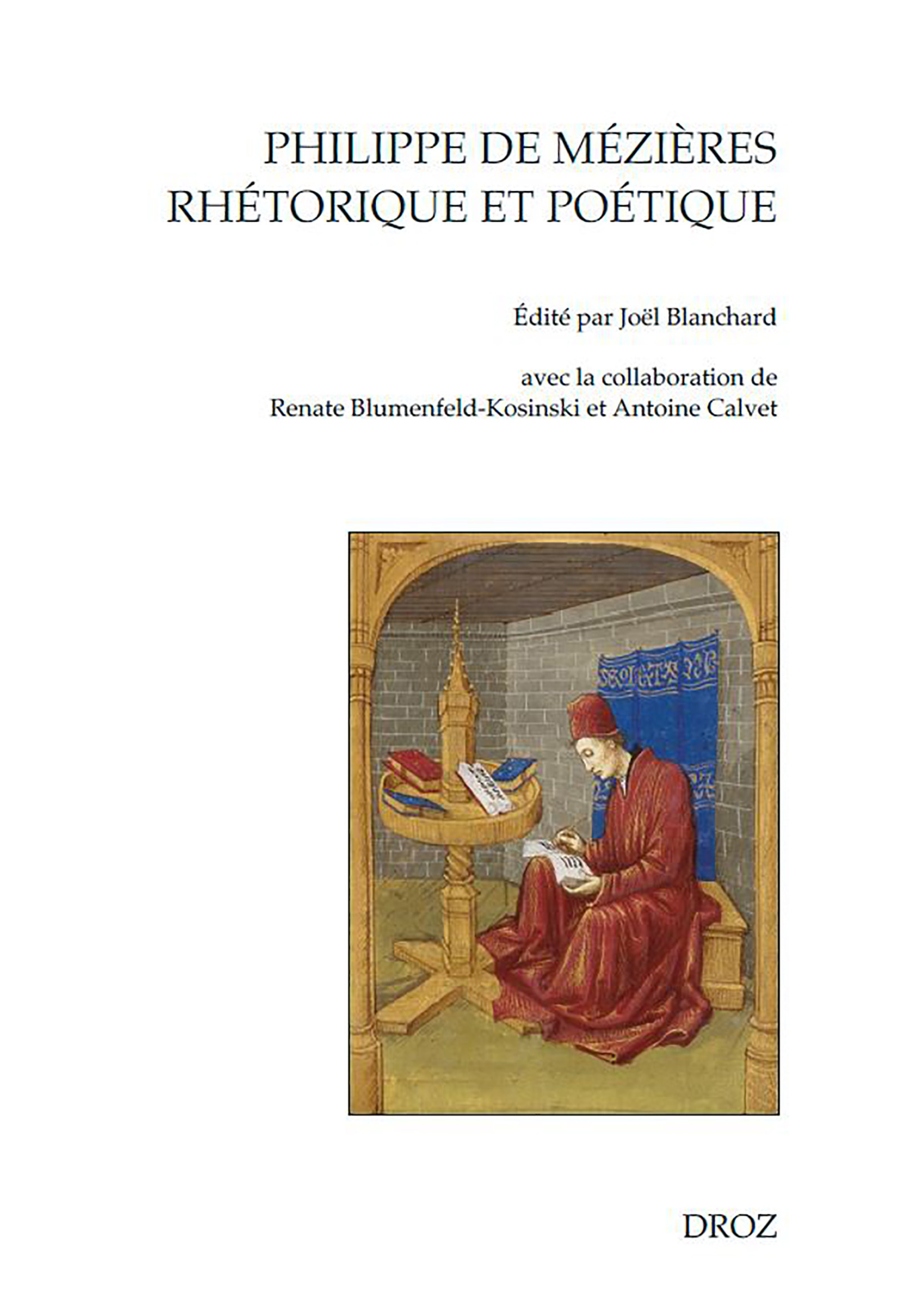 ebook cover of Philippe de Mézières, rhétorique et poétique, by Anonyme