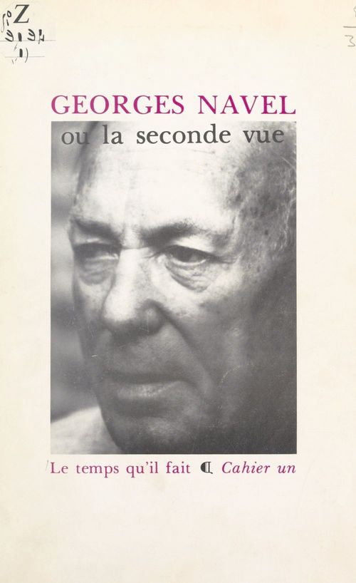 Couverture ebook de Georges Navel, de Georges Navel