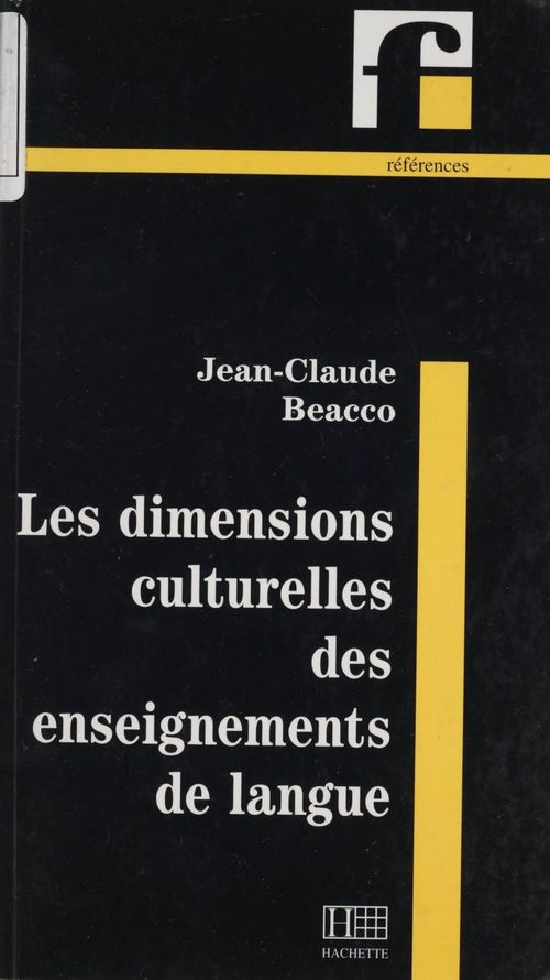 Couverture ebook de Les Dimensions culturelles des enseignements de langue, de Jean-claude Beacco