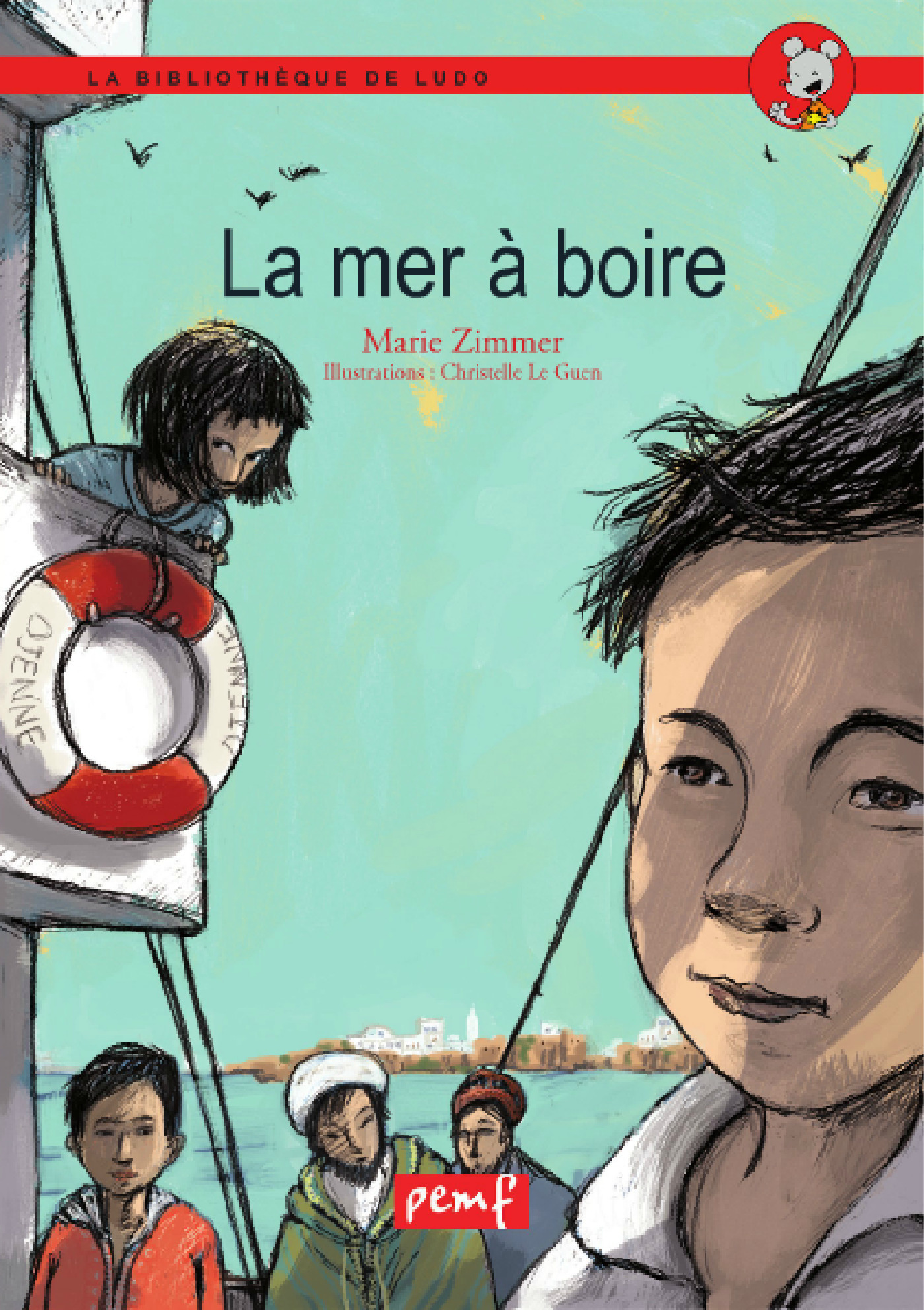 ebook cover of La mer à boire, by Véronique Cauchy