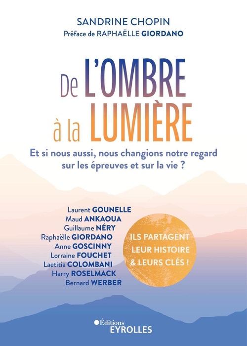 Couverture ebook de De l'ombre à la lumière, de Sandrine Chopin