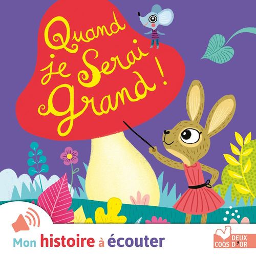 audiobook cover of Quand je serai grand, by Virginie Aladjidi, Caroline Pellissier