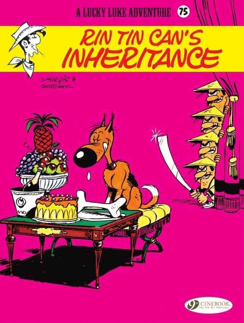 Couverture ebook de Lucky Luke - Volume 75 - Rin Tin Can's Inheritance, de Goscinny, Rene Morris, René Goscinny, Morris