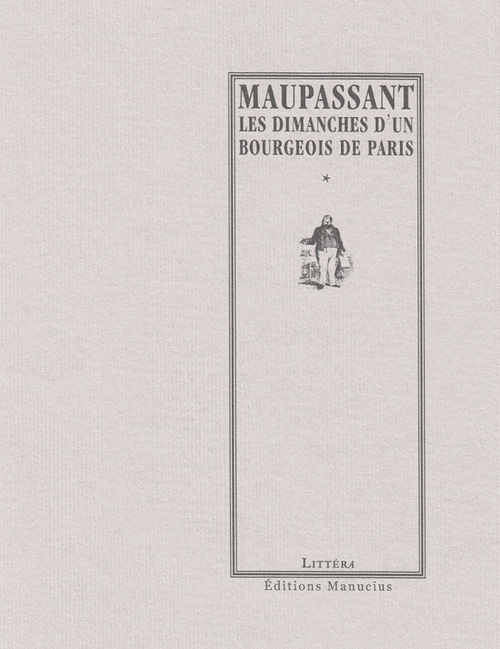 ebook cover of Les Dimanches d'un bourgeois de Paris, by Guy de Maupassant