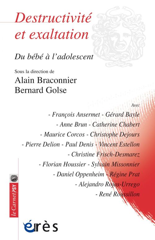 Couverture ebook de Destructivité et exaltation, de Alain Braconnier, Bernard Golse