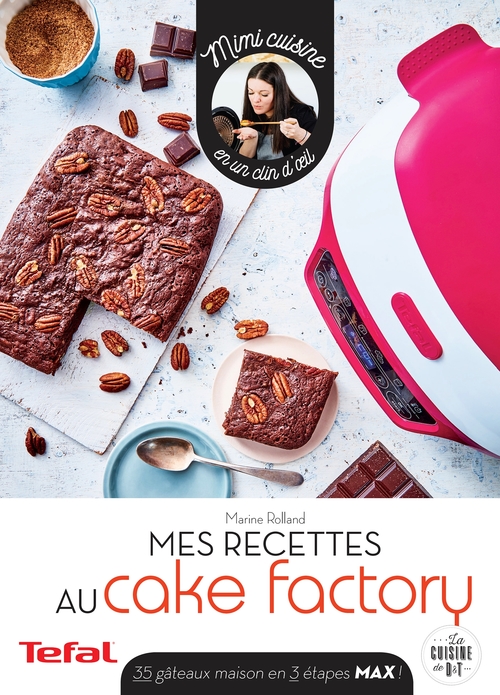 Couverture ebook de Petites recettes au Cake Factory, de Marine Rolland