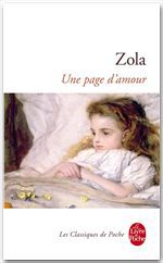 Couverture ebook de Une page d'amour, de Émile Zola