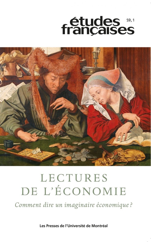 ebook cover of Études françaises. Volume 59, numéro 1, 2023, by Benja, Cecile Huysman, David Belanger, Francis Gingras, Judith Sribnai, Martine-Emmanuelle Lapointe, Veronique Cnockaert