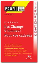 ebook cover of Profil - Rouaud (Jean) : Les Champs d'Honneur, Pour vos cadeaux, by Sylvie Ducas
