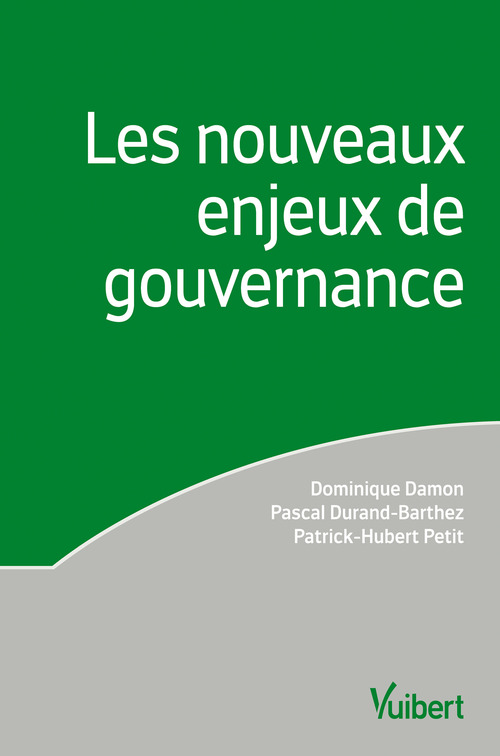 ebook cover of Les nouveaux enjeux de gouvernance, by Dominique Damon, Pascal Durand-Barthez, Patrick-hubert Petit