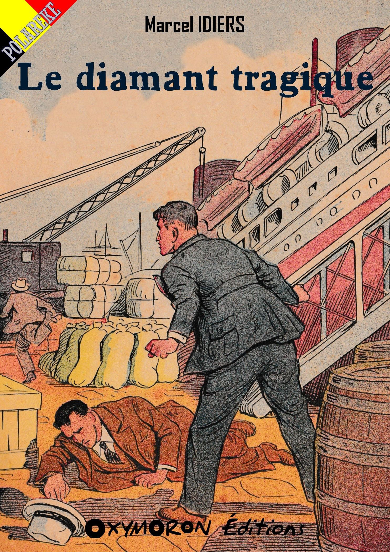 Couverture ebook de Le diamant tragique, de Marcel Idiers