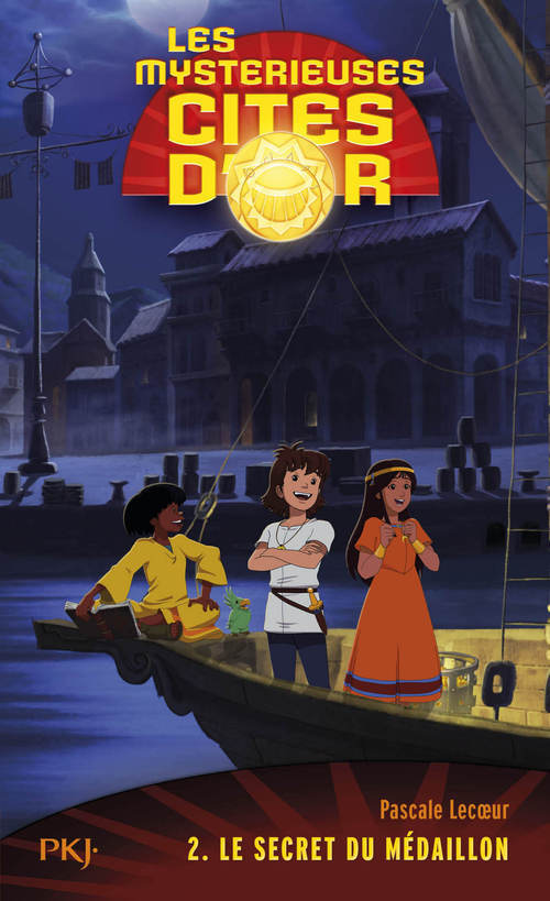 Couverture ebook de Les mystérieuses cités d'or - tome 2 Le secret du médaillon, de Pascale Lecoeur