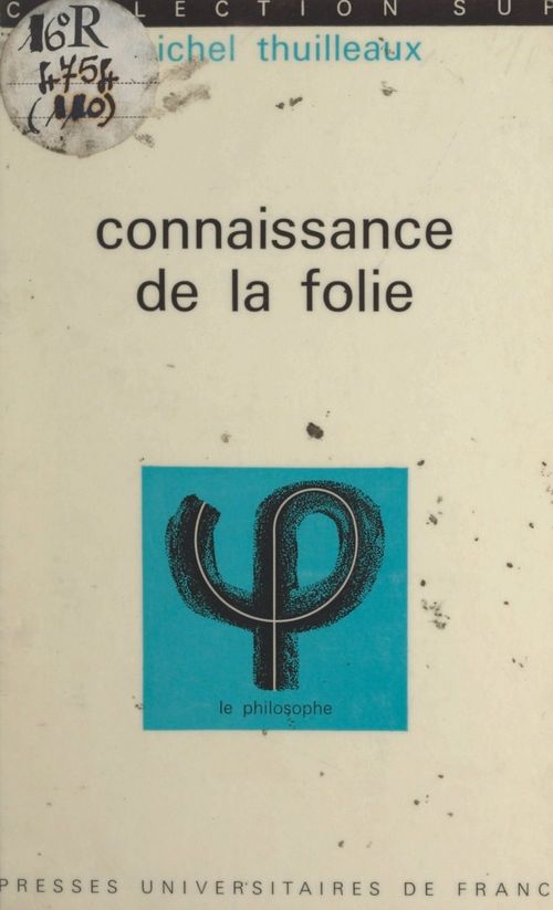 ebook cover of Connaissance de la folie, by Michel Thuilleaux