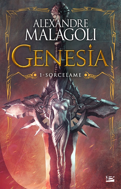 Couverture ebook de Genesia - Les Chroniques Pourpres, T1 : Sorcelame, de Alexandre Malagoli