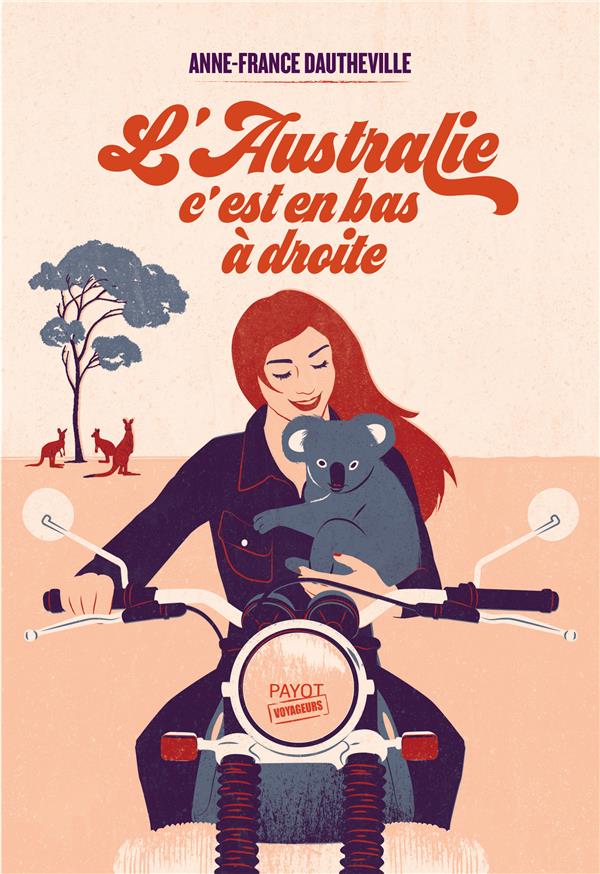 Couverture ebook de L'australie, c'est en bas à droite, de Anne-France Dautheville