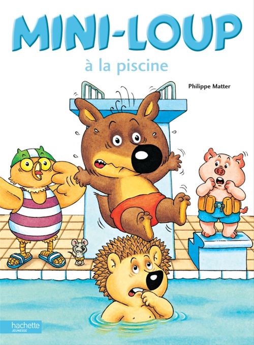 Couverture ebook de Mini-Loup à la piscine, de Philippe Matter
