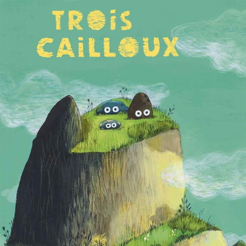audiobook cover of Trois cailloux, by Olivier Tallec
