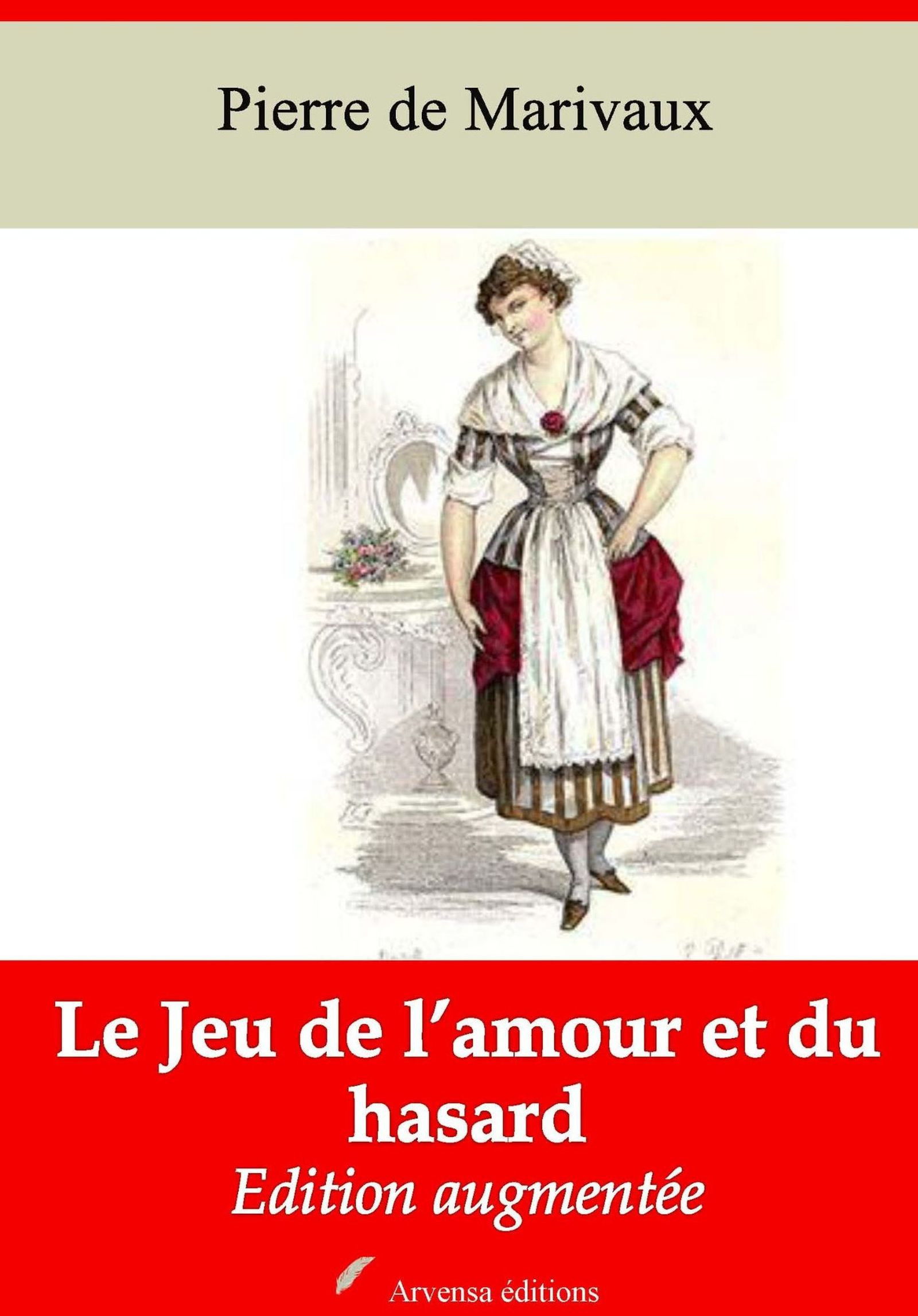 Couverture ebook de Le Jeu de l´amour et du hasard - suivi d'annexes, de Pierre De Marivaux