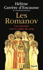 Couverture ebook de Les Romanov, de Hélène Carrère d'Encausse