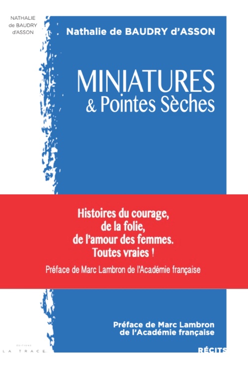 Couverture ebook de Miniatures & Pointes Sèches, de Nathalie de Baudry d'Asson