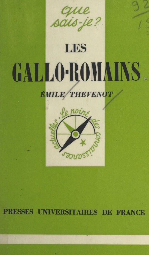 Couverture ebook de Les Gallo-Romains, de Christian Thévenot, Emile Thévenot