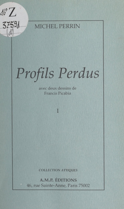 ebook cover of Profils perdus (1), by Michel Perrin
