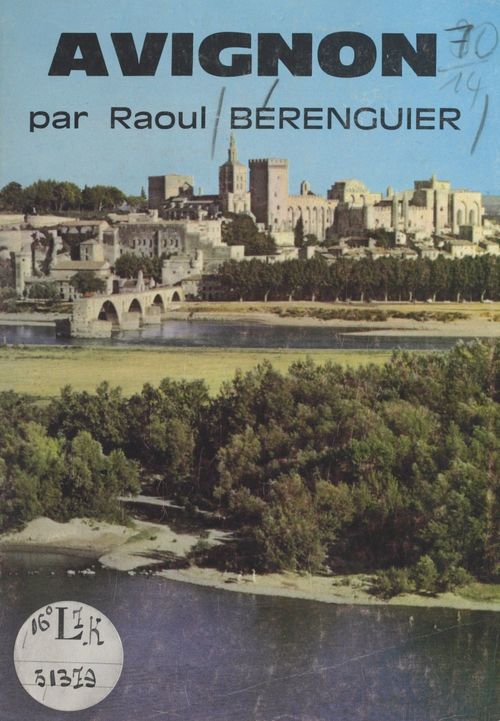 Couverture ebook de Avignon, de Raoul Berenguier