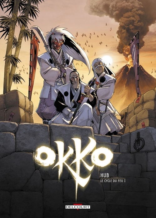 Couverture ebook de Okko T07 - Le Cycle du feu (1/2), de  Hub