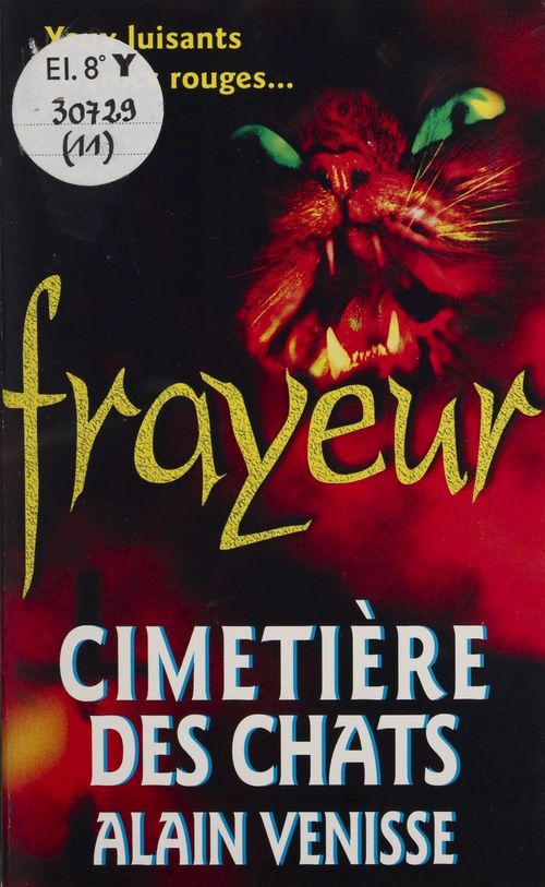 Couverture ebook de Cimetière des chats, de Alain Venisse
