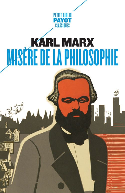 Couverture ebook de Misère de la philosophie, de Karl Marx