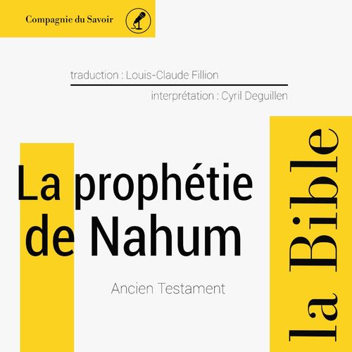 audiobook cover of La Prophétie de Nahum, by Anonyme