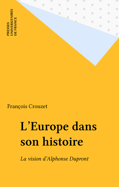 ebook cover of L'Europe dans son histoire, by François Crouzet