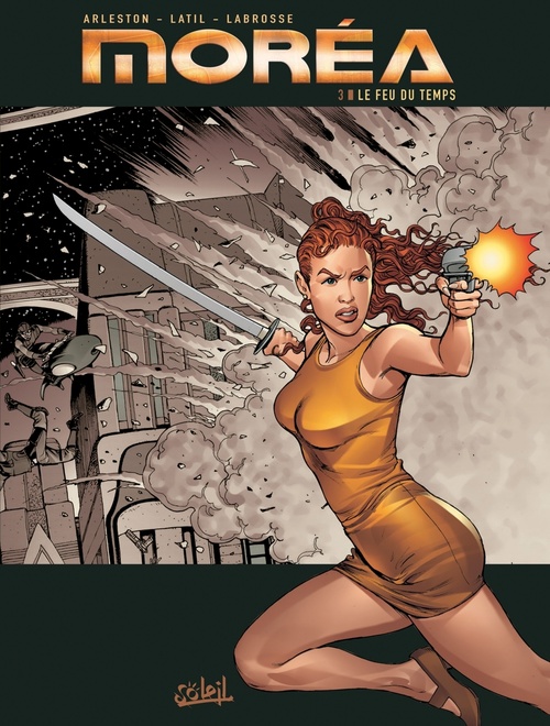 Couverture ebook de Moréa T03 - Le Feu du temps, de Christophe Arleston