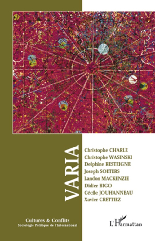 Couverture ebook de Varia, de Revue cultures & conflits