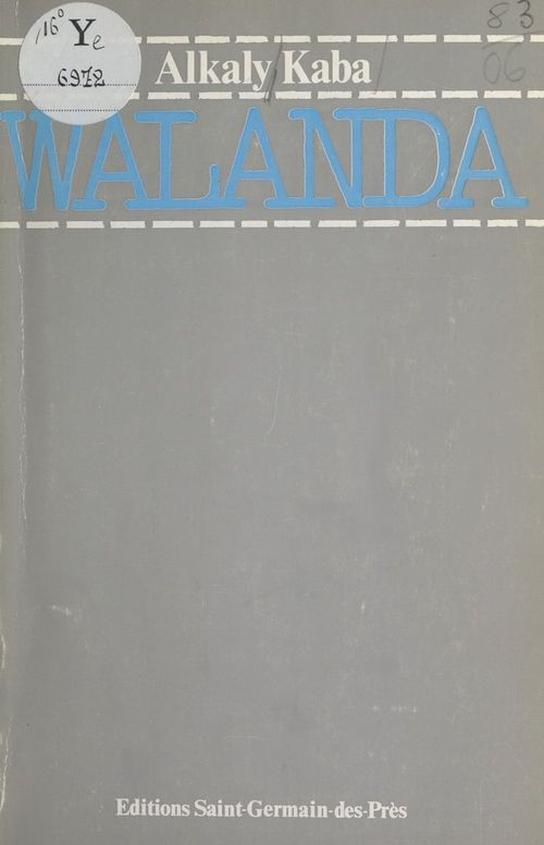 ebook cover of Walanda : La leçon, by Alkaly Kaba