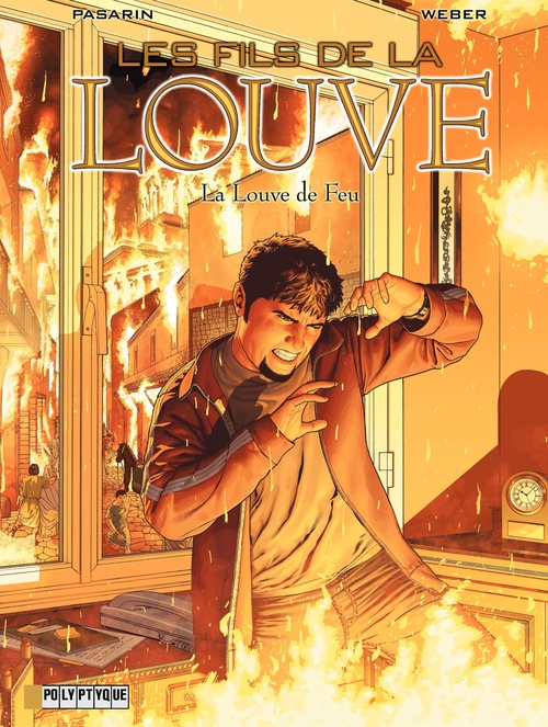 Couverture ebook de Les Fils de la Louve  - tome 2 - La Louve de Feu, de Pasarin Fernando