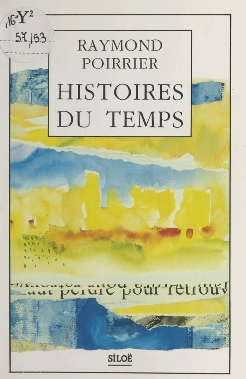 Couverture ebook de Histoires du temps, de Raymond Poirrier